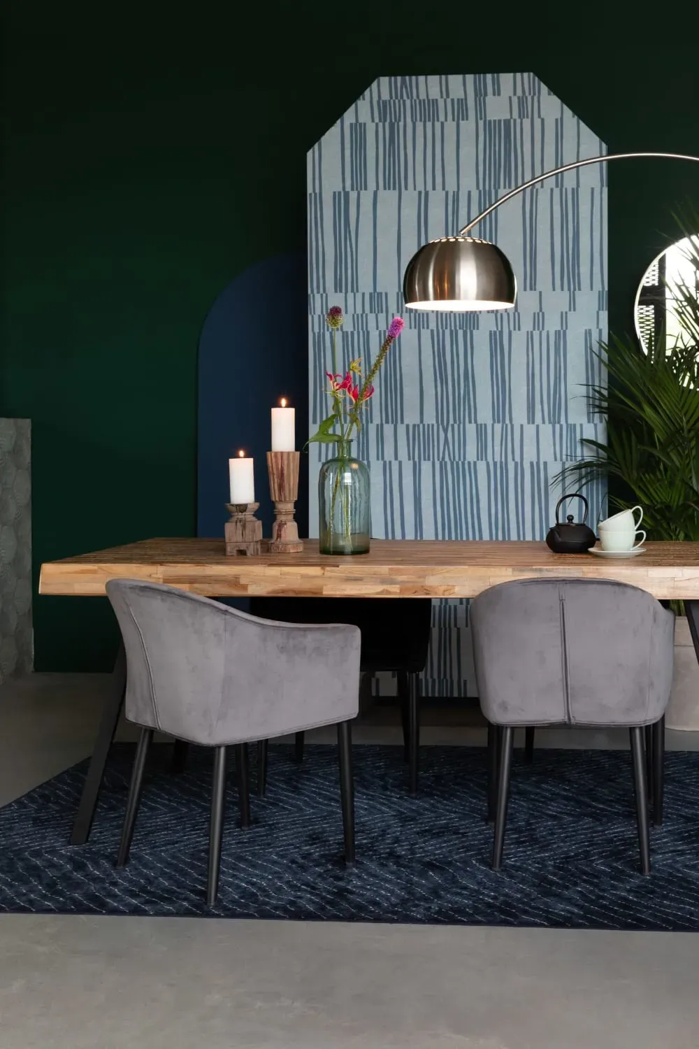 Illustration numéro 2 du produit Table 180x90cm en bois beige