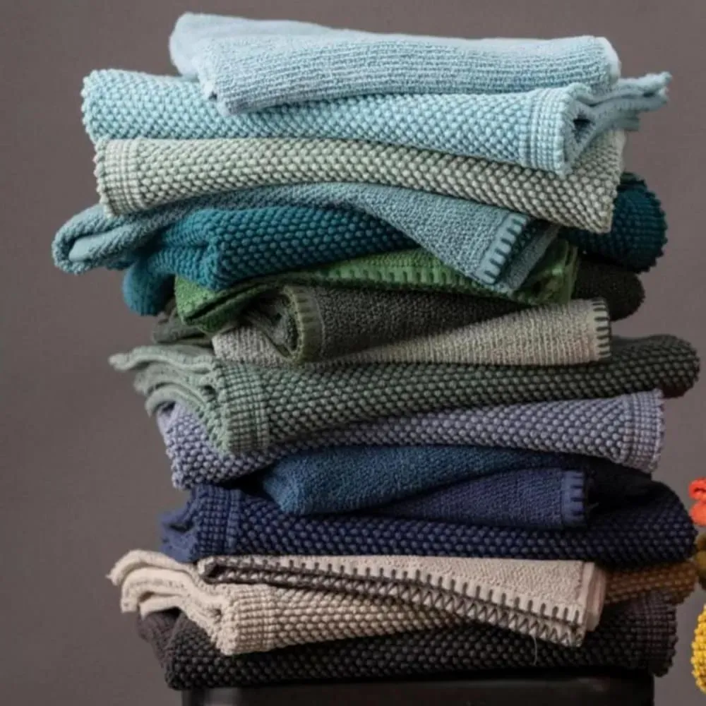 Illustration numéro 2 du produit Tapis de bain en Coton vert 54x64 cm