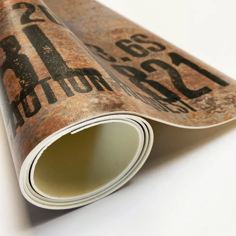 Illustration numéro 2 du produit Tapis antidérapant - vinyle - int./ext. - Marron - 50x200cm