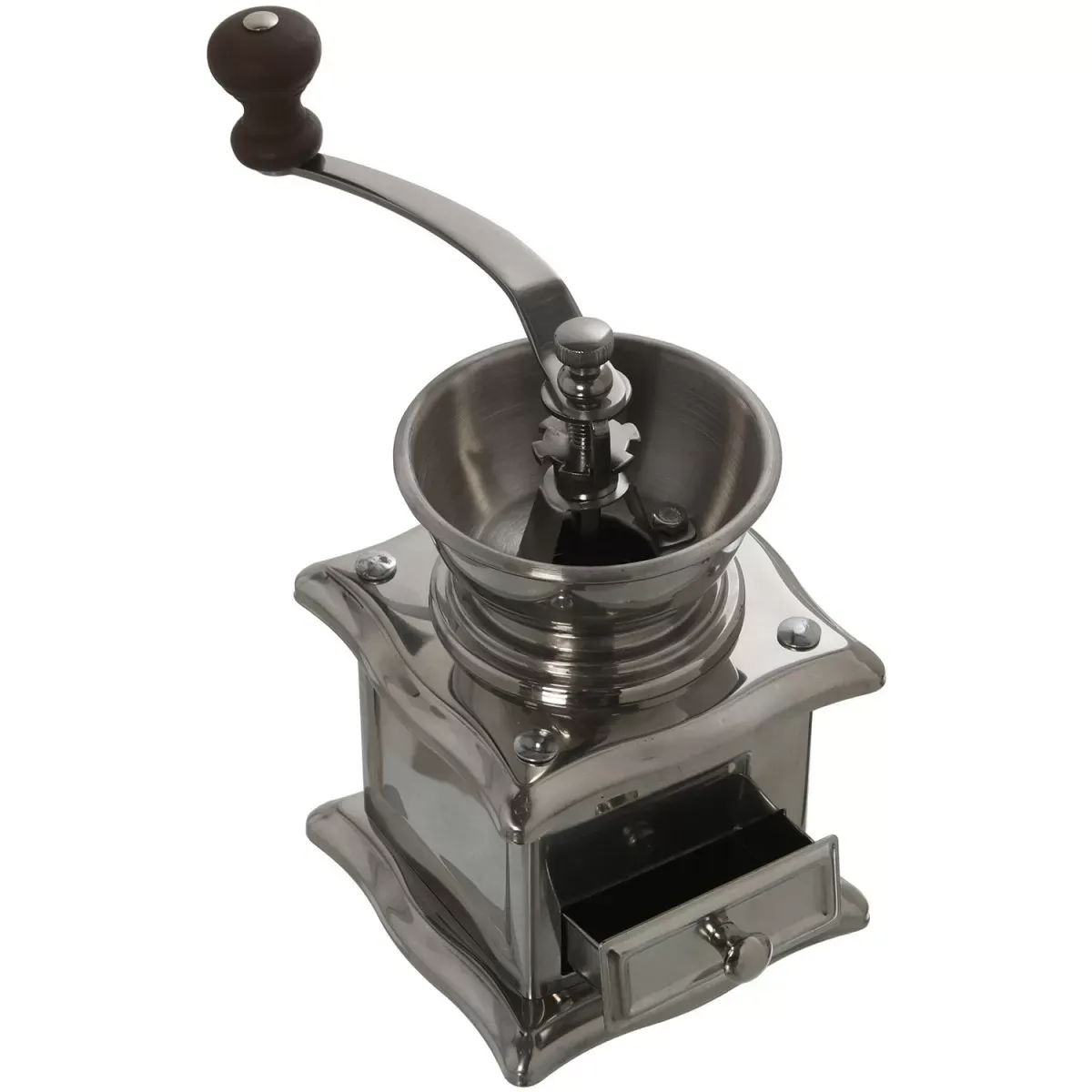 Illustration numéro 2 du produit Moulin à café manuel en acier inoxydable