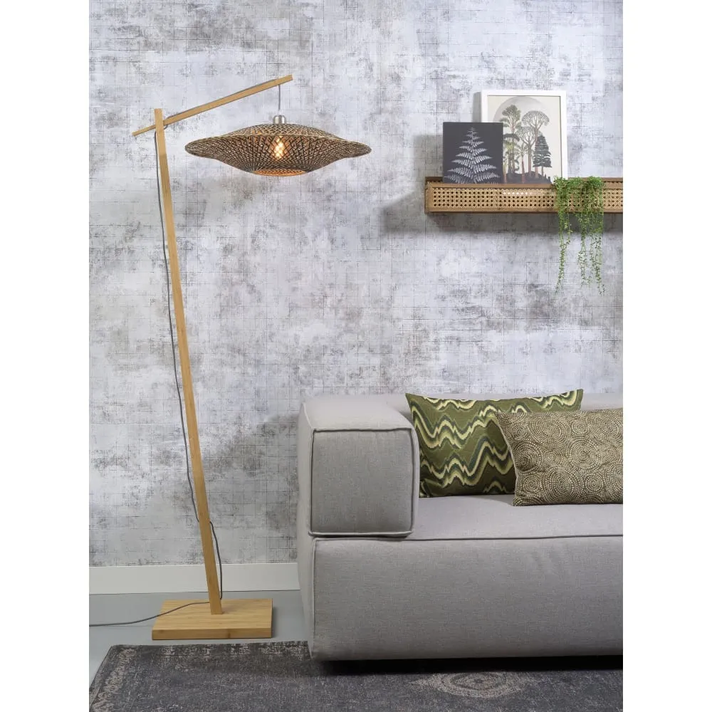 Illustration numéro 2 du produit Lampadaire bambou H176cm