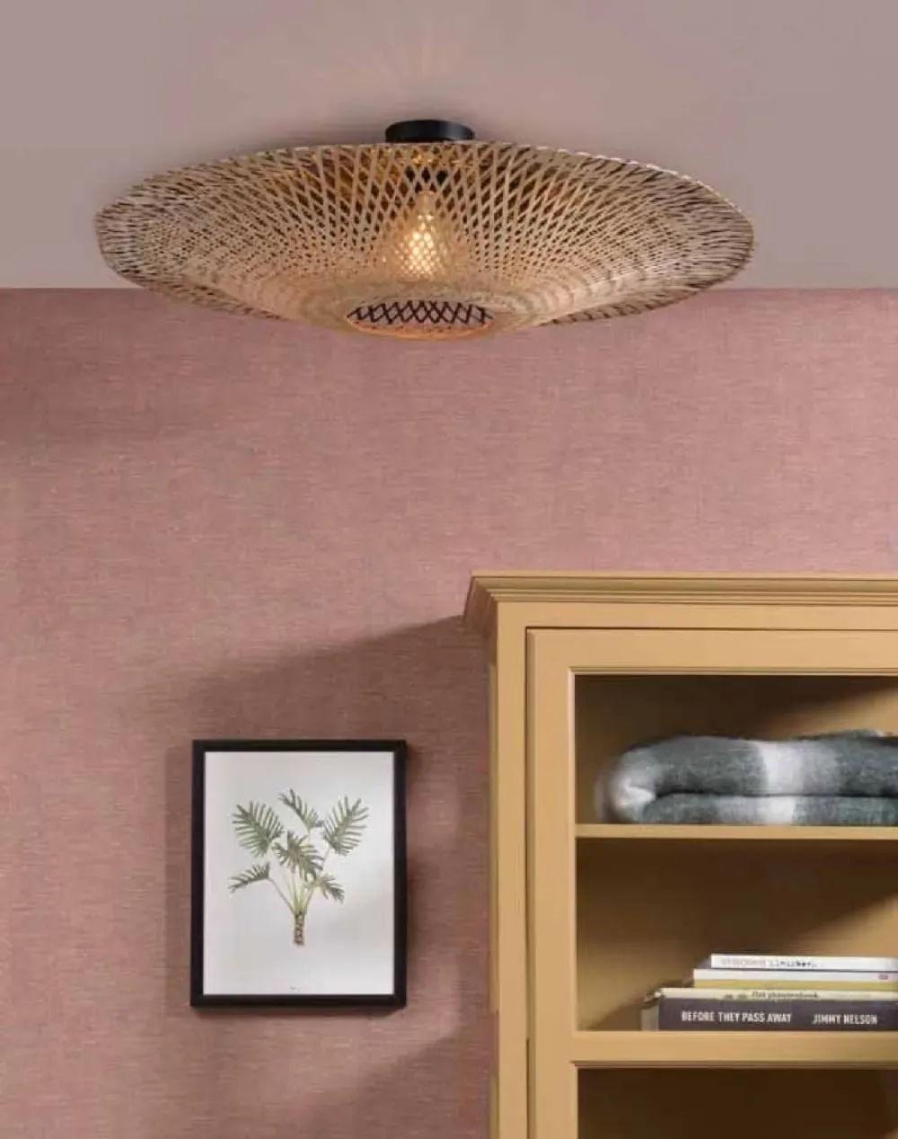 Illustration numéro 2 du produit Plafonnier en bambou D87cm