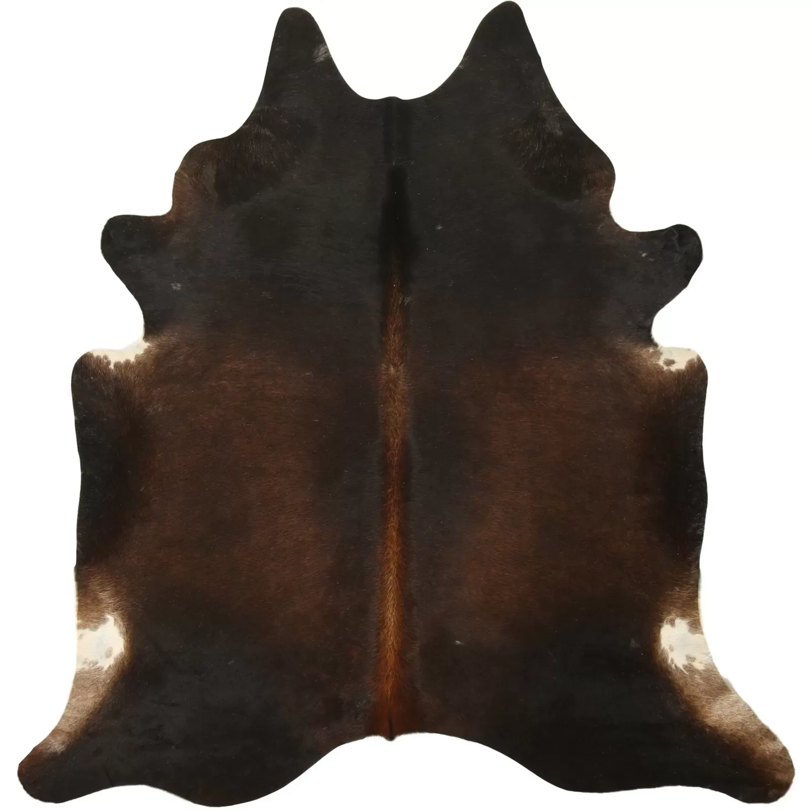 Illustration numéro 2 du produit Tapis peau naturelle Cuir Noir