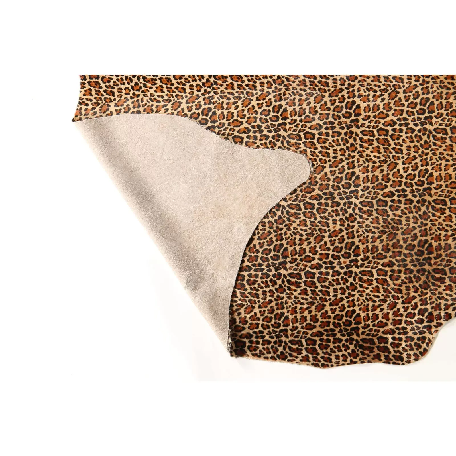 Illustration numéro 2 du produit Tapis peau naturelle Cuir Marron