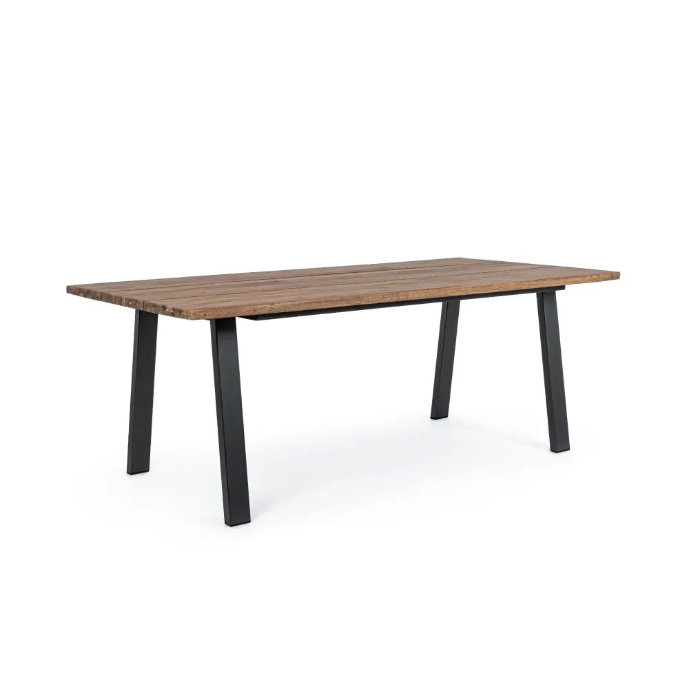 Illustration numéro 2 du produit Table de jardin 8 places en acacia L2m