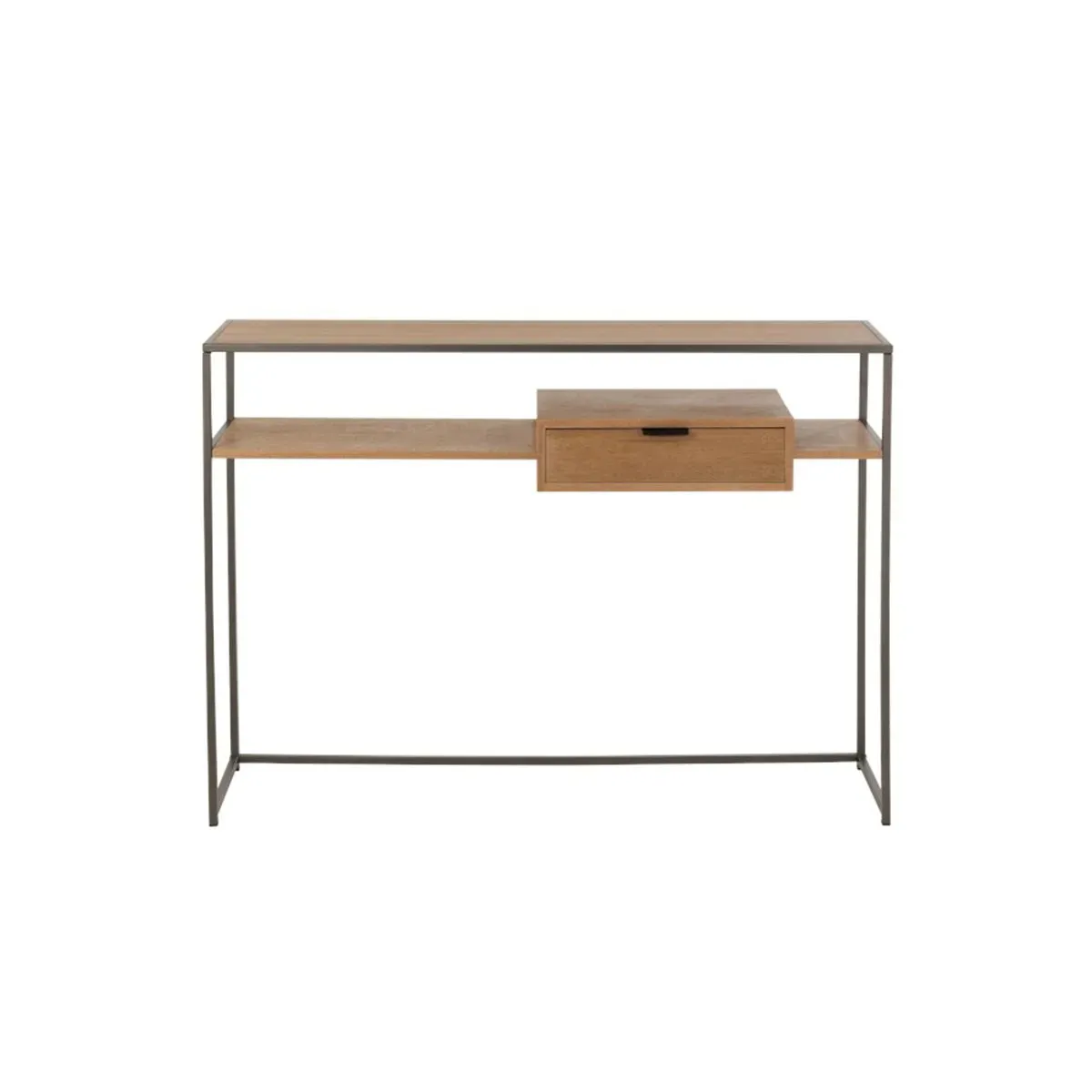 Illustration numéro 2 du produit Console en bois et métal style minimaliste