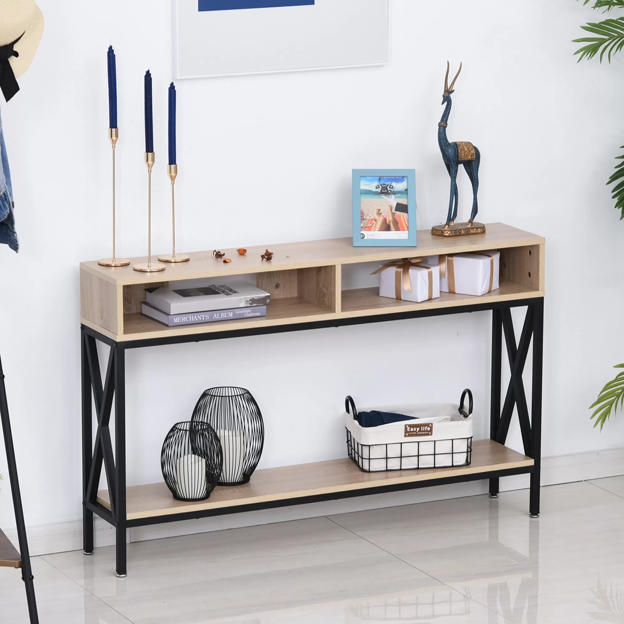 Illustration numéro 2 du produit Table console industriel