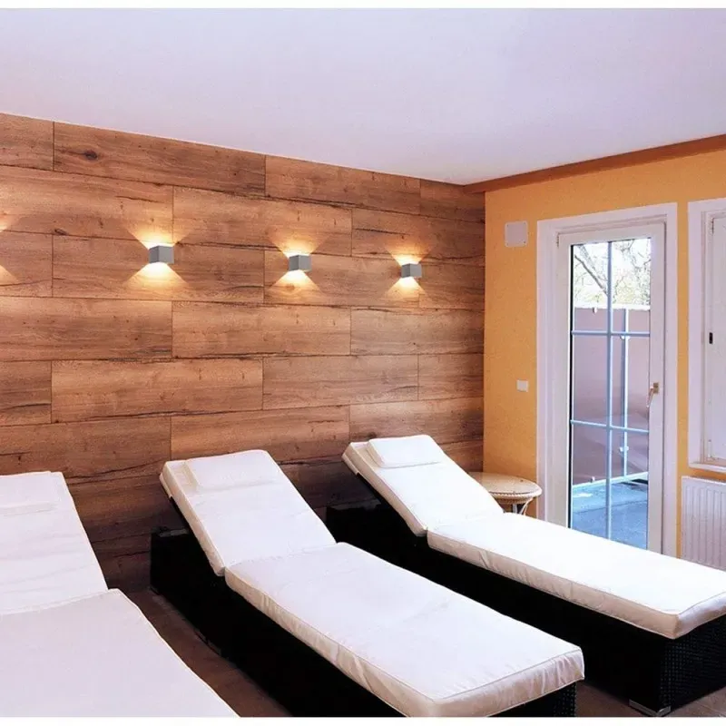 Illustration numéro 2 du produit Applique murale intérieure en béton gris