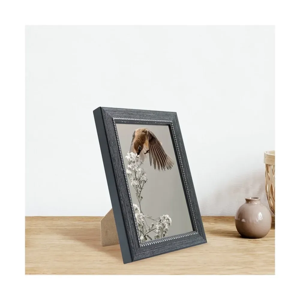 Illustration numéro 2 du produit Cadre photo Perle noir 10x15 cm