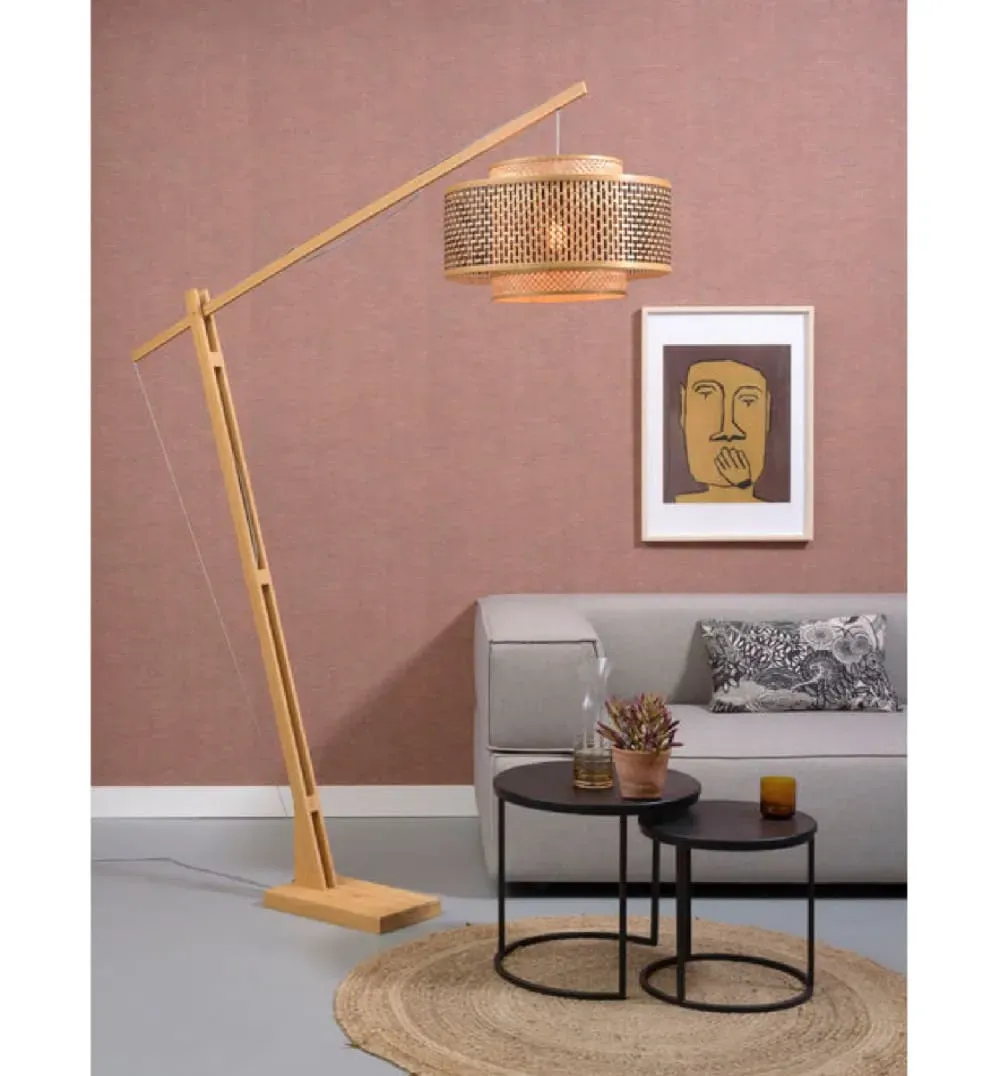 Illustration numéro 2 du produit Lampadaire bambou naturel H207cm