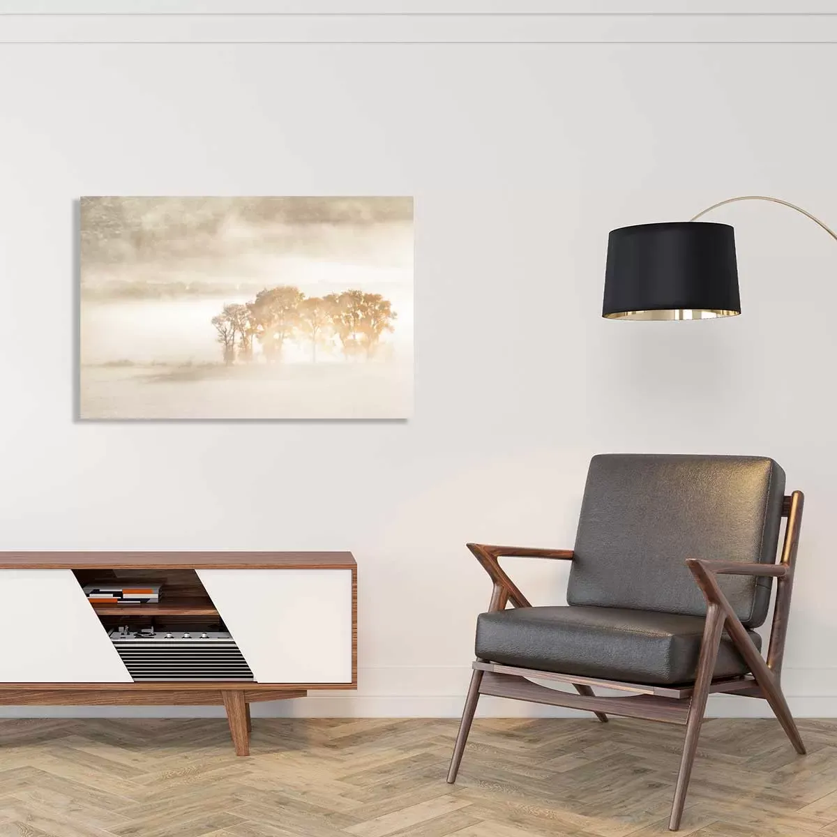 Illustration numéro 2 du produit Tableau terre du vent impression sur aluminium 120x80 cm