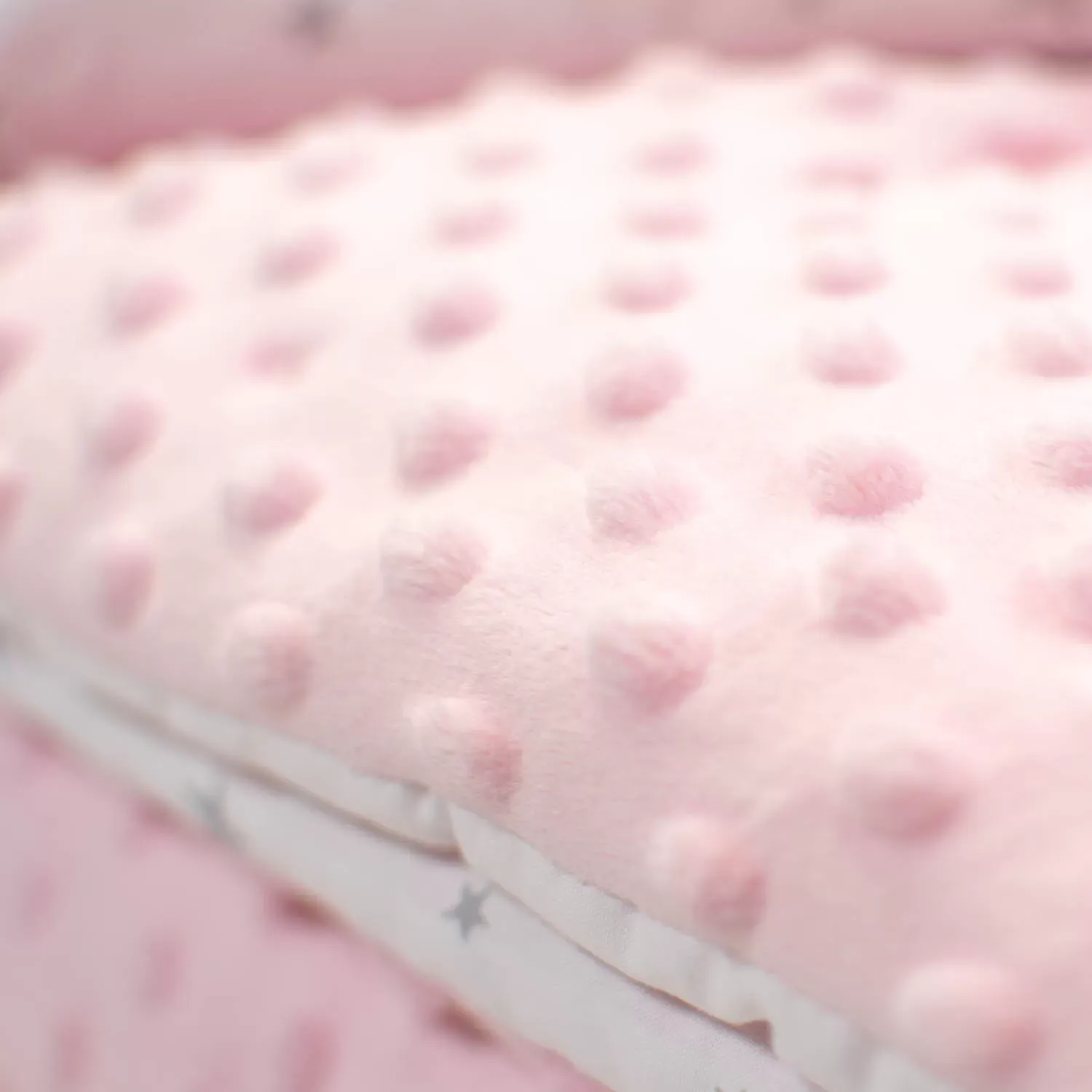 Illustration numéro 2 du produit Couverture réversible minky  Stella 100 X 75 cm