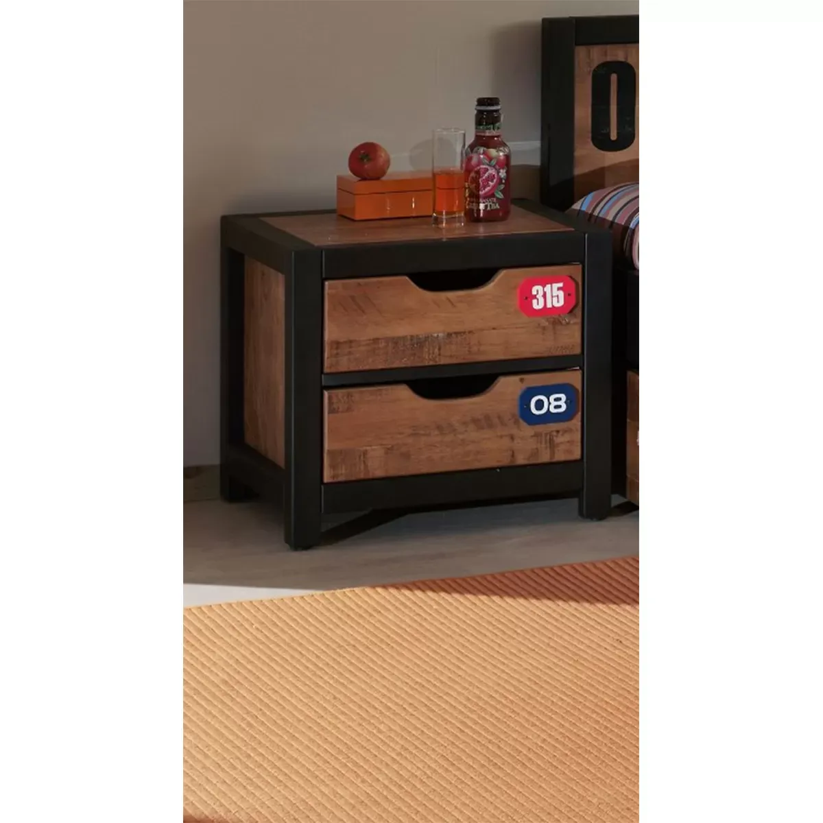 Illustration numéro 2 du produit Vipack ALEX Chevet table de nuit pin massif