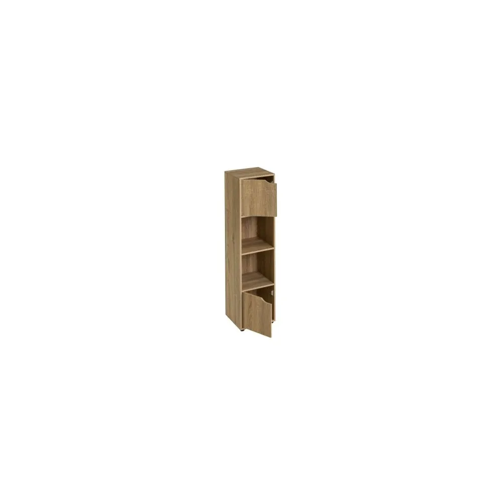 Illustration numéro 2 du produit Étagère colonne 2 casiers + 2 placards 30x29x119cm