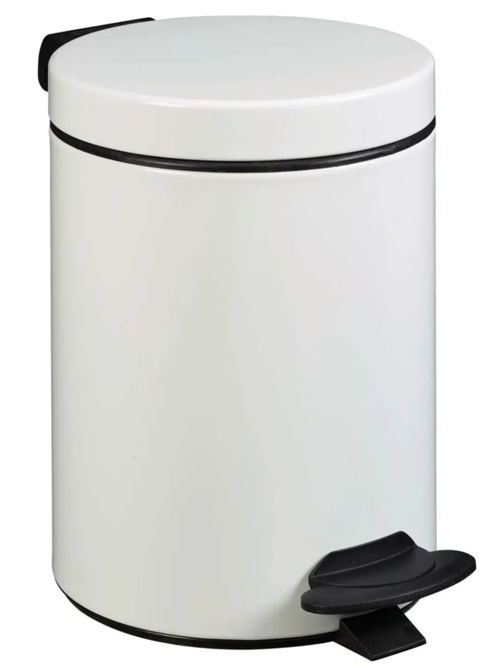Illustration numéro 2 du produit Poubelle de salle de bains à pédale 3L Fabriqué en France