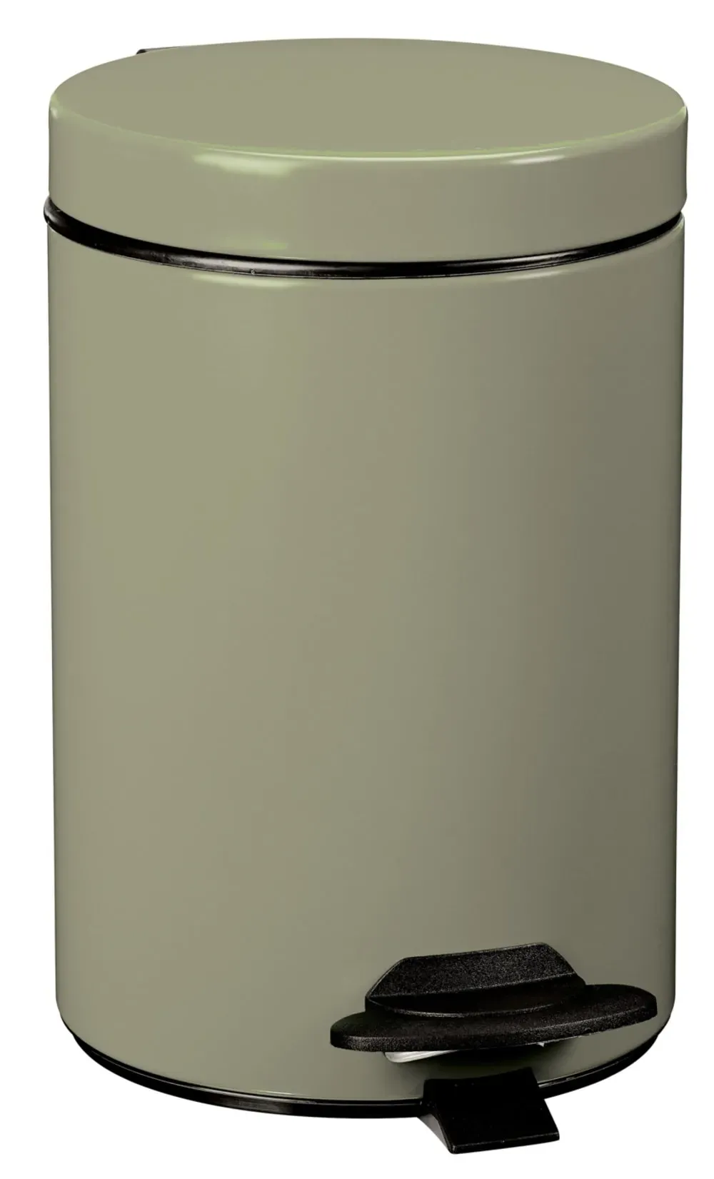 Illustration numéro 2 du produit Poubelle de salle de bains à pédale 3L Fabriqué en France