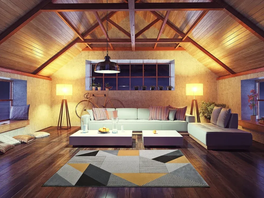 Illustration numéro 2 du produit Tapis géométrique gris/noir/moutarde 80x150 cm