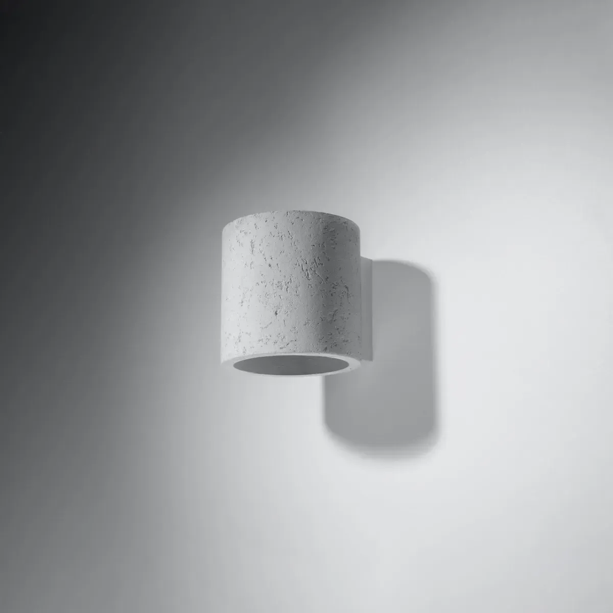 Illustration numéro 2 du produit Applique béton gris H 10 cm