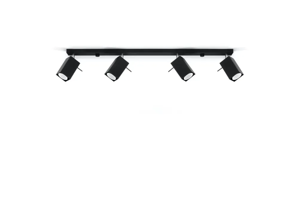 Illustration numéro 2 du produit Plafonnier acier noir H 16 cm