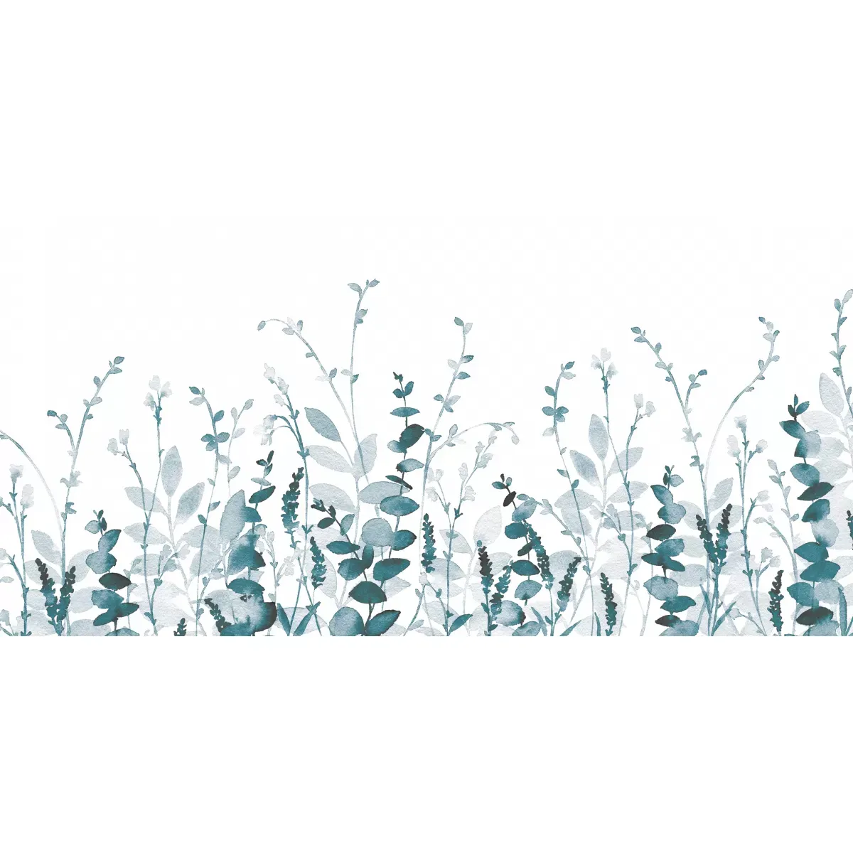 Illustration numéro 2 du produit Papier peint panoramique poaceae à la volée vert 425x250cm