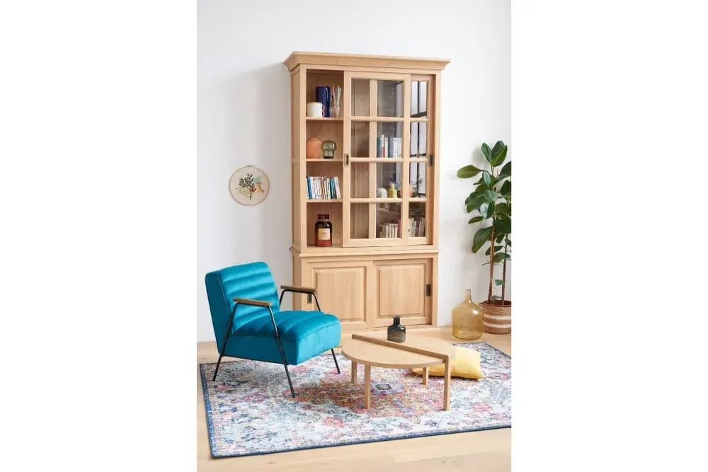 Illustration numéro 2 du produit Bibliothèque 4 portes en Chêne