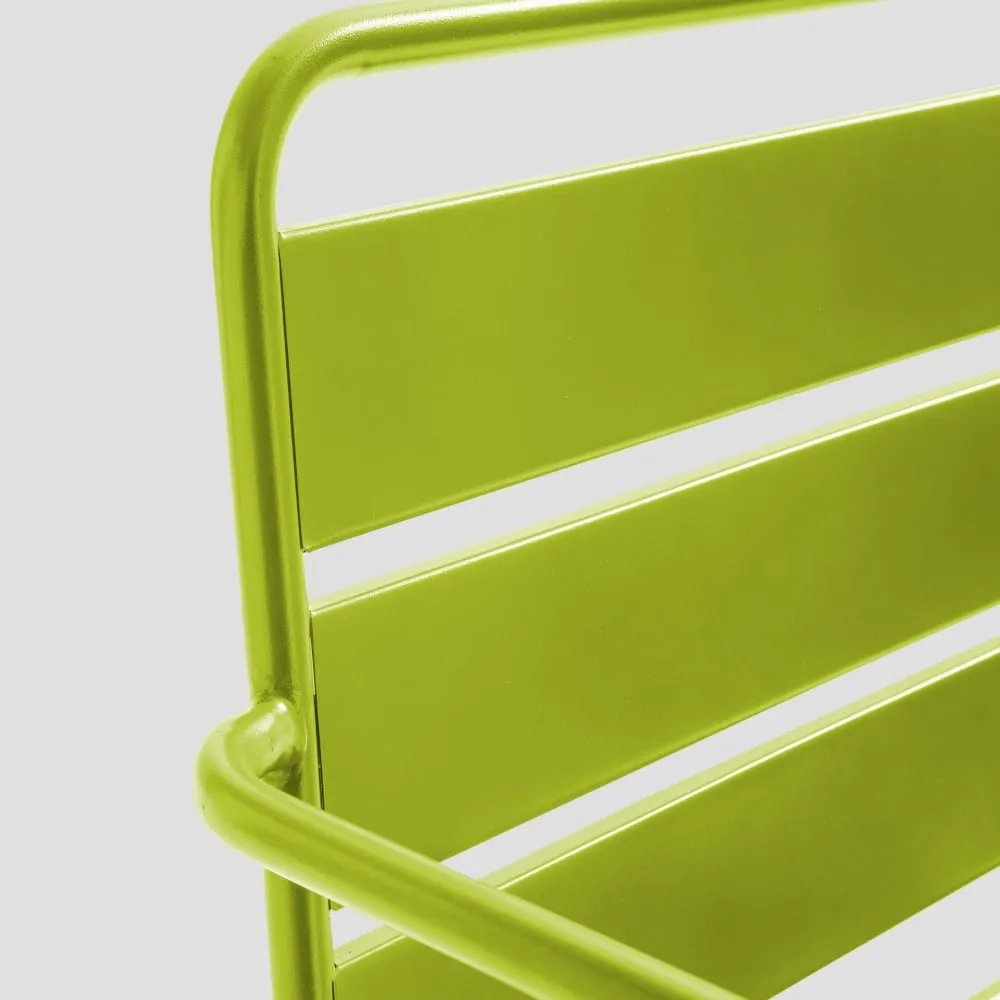 Illustration numéro 2 du produit Canapé de jardin en métal vert