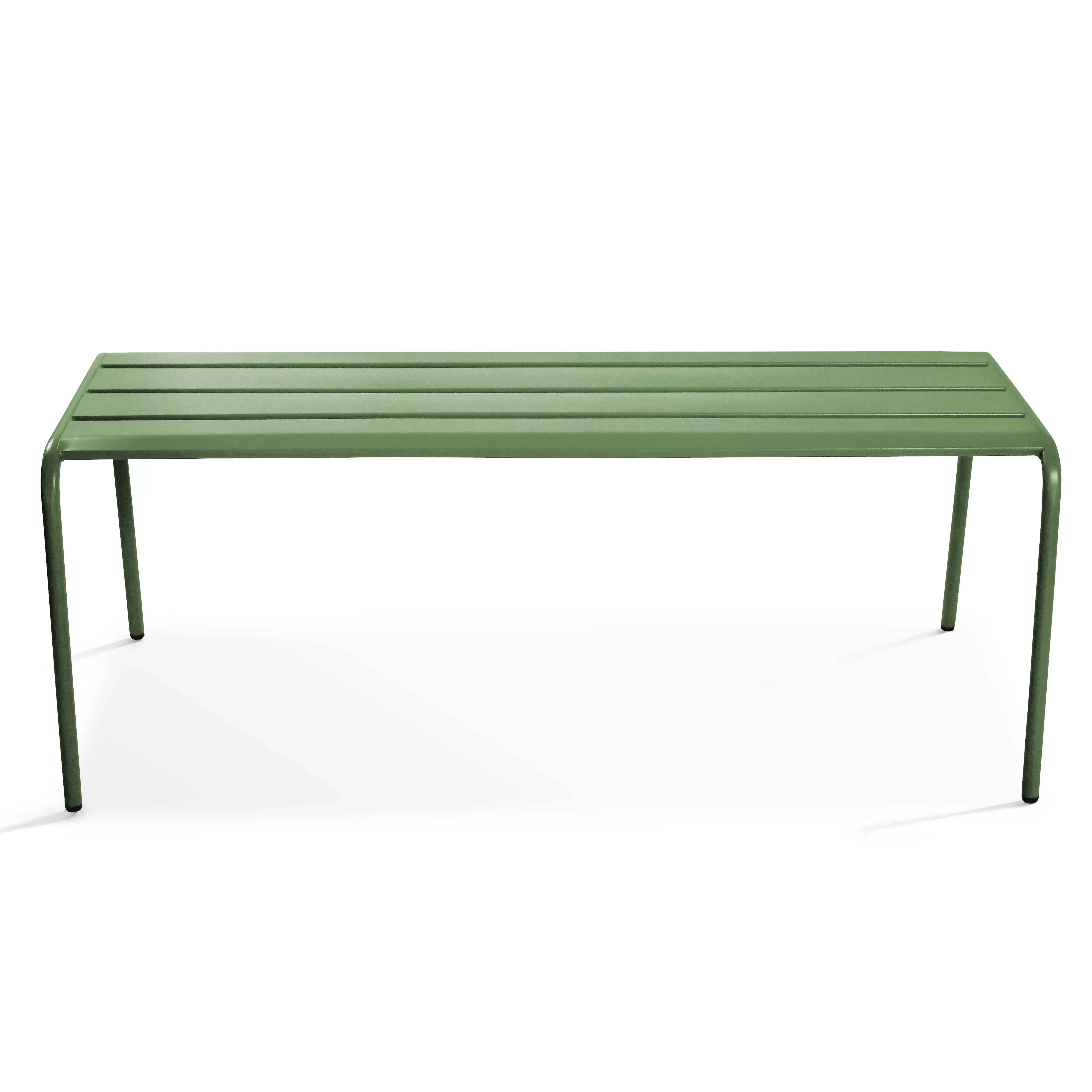 Illustration numéro 2 du produit Banc d'intérieur en métal vert cactus