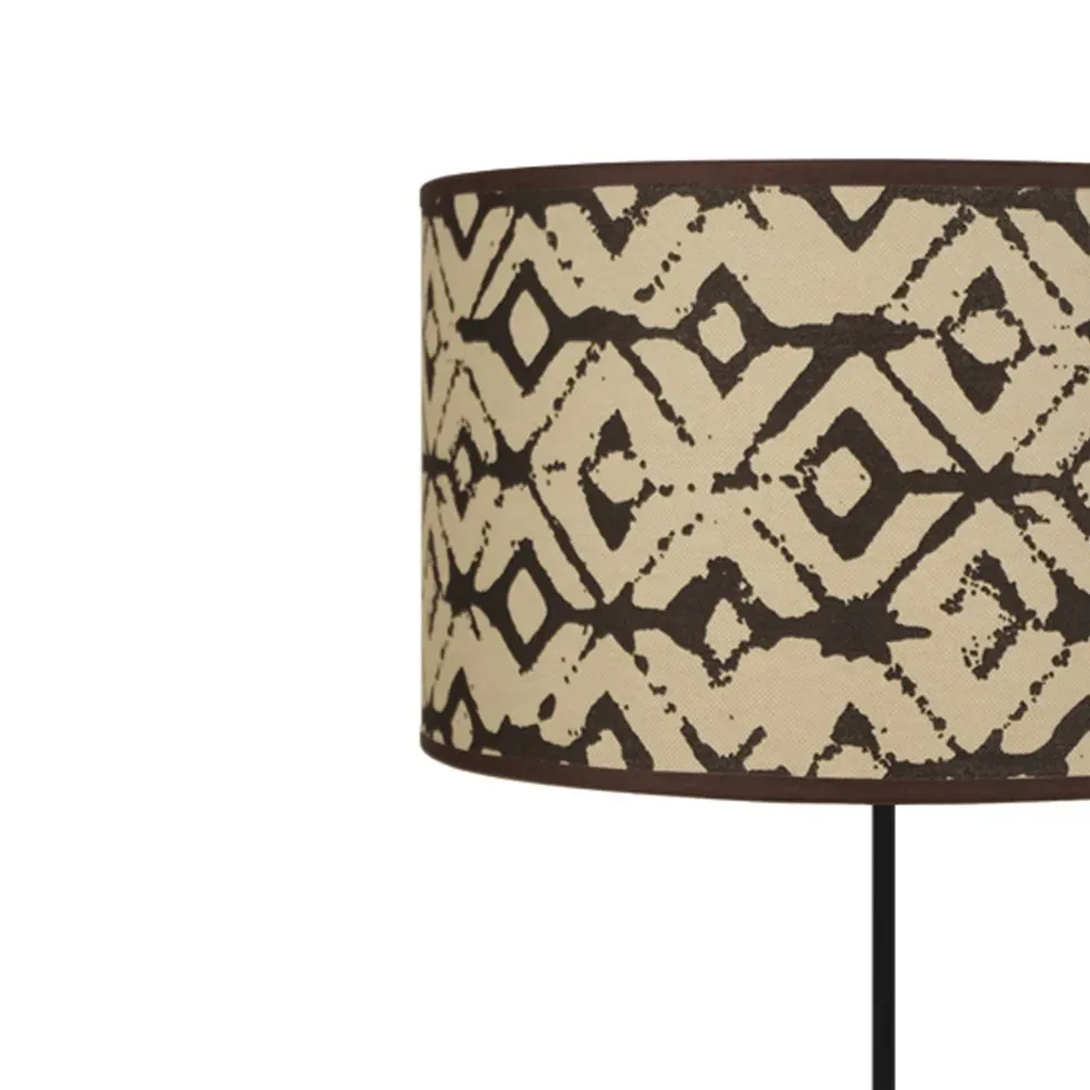 Illustration numéro 2 du produit Lampadaire  métal,Noir ,H 153x D35xP35cm