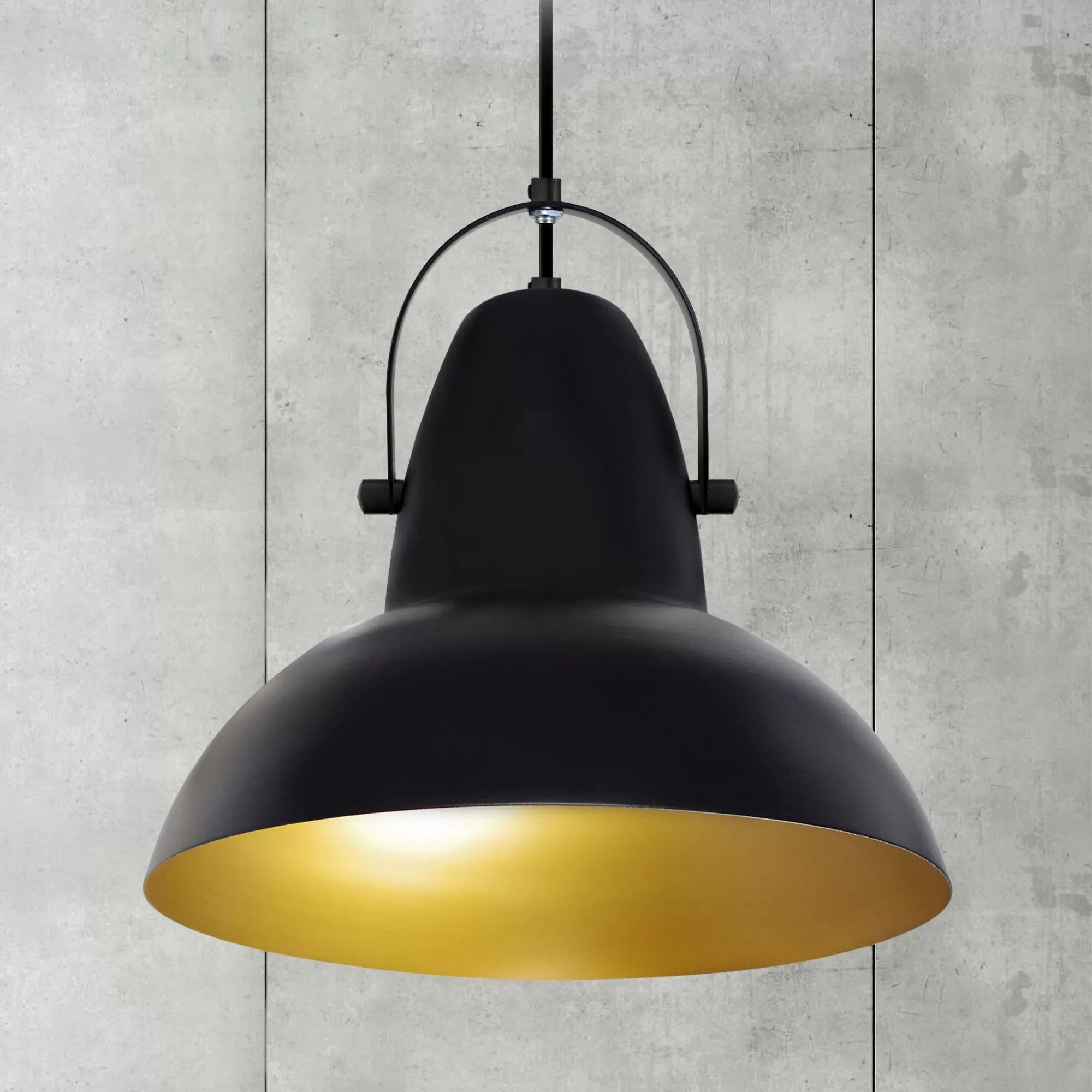 Illustration numéro 2 du produit Suspension  métal,Noir ,H90x D 30xP30cm