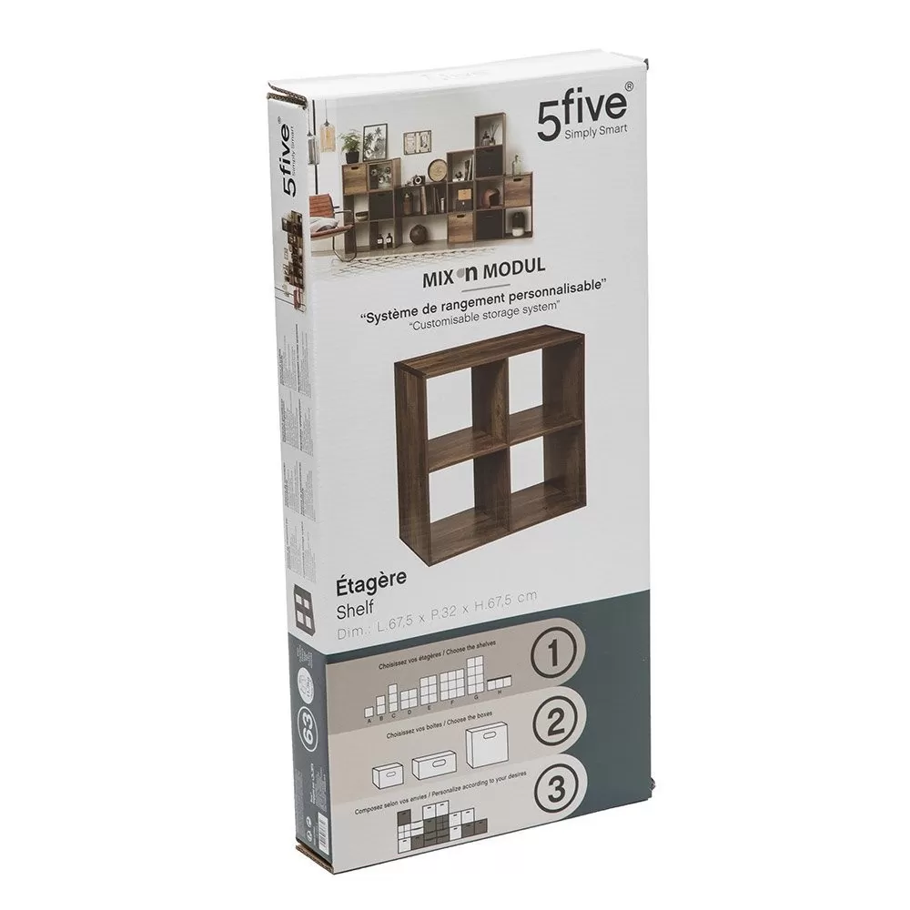 Illustration numéro 2 du produit Étagère 4 cases