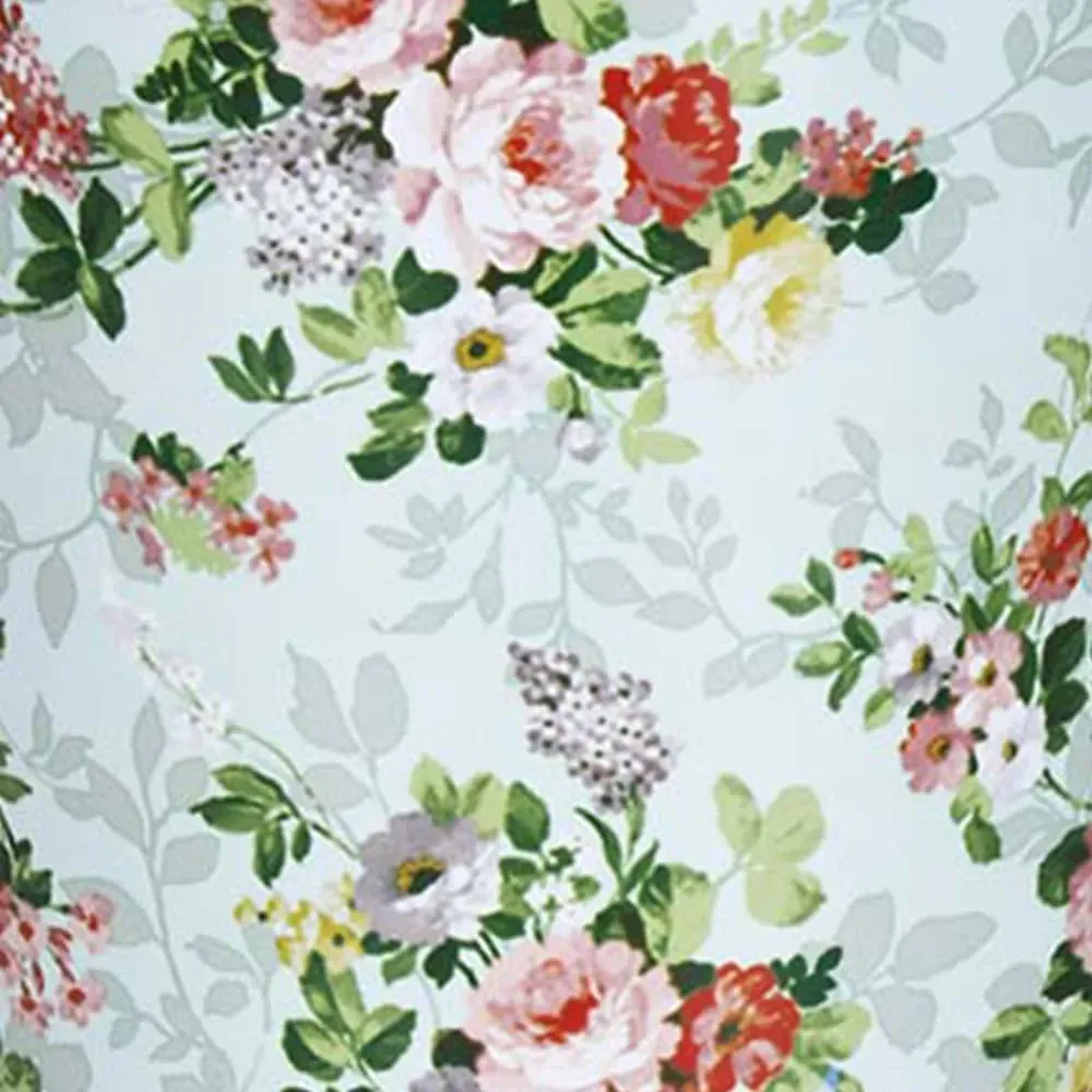 Illustration numéro 2 du produit Cache-pot zinc suspendu motif roses multicolore