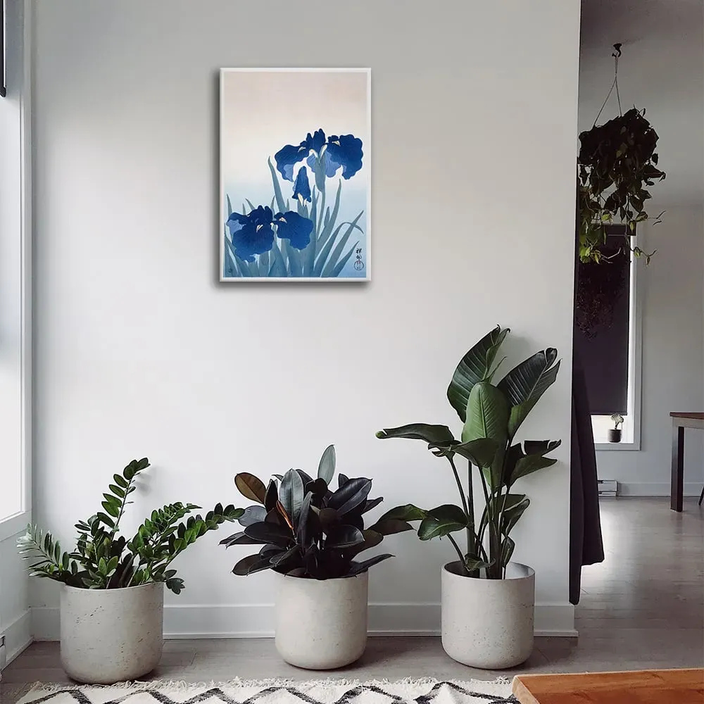 Illustration numéro 2 du produit Tableau - Iris - Ohara Koson 60x90cm