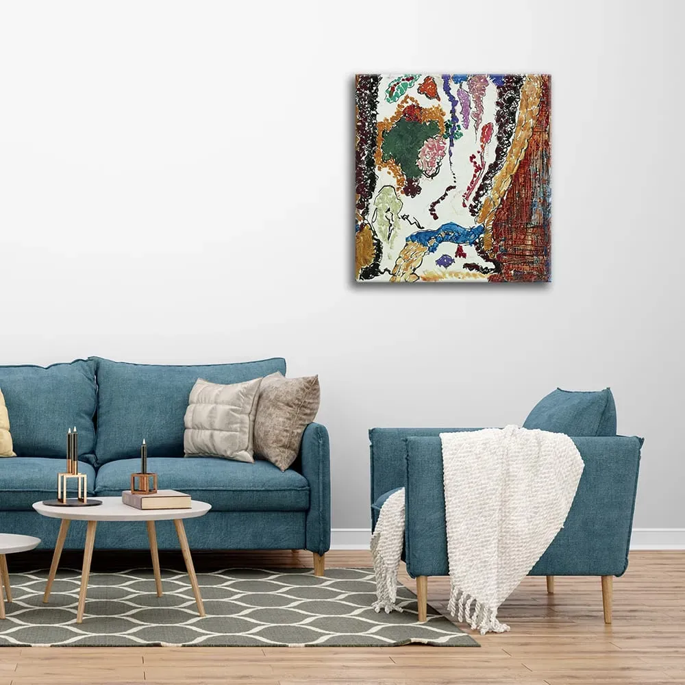 Illustration numéro 2 du produit Tableau - Chaise - Arhur Dove 80x90cm