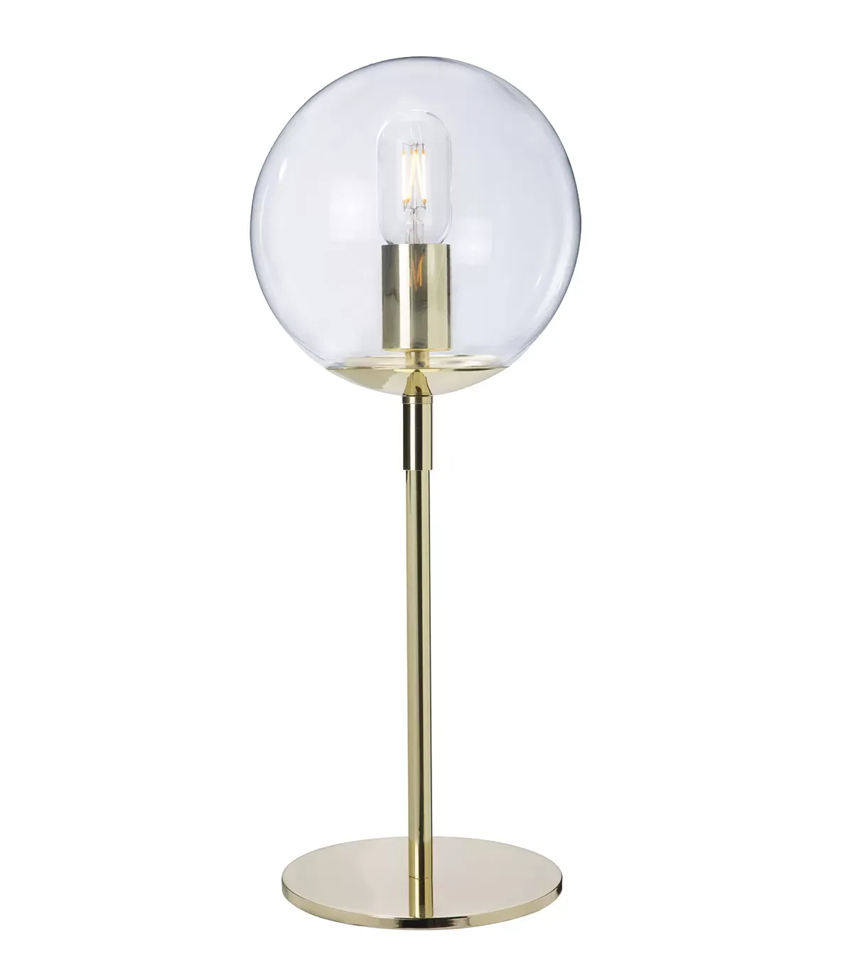 Illustration numéro 2 du produit en verre or / laiton, h. 52 cm