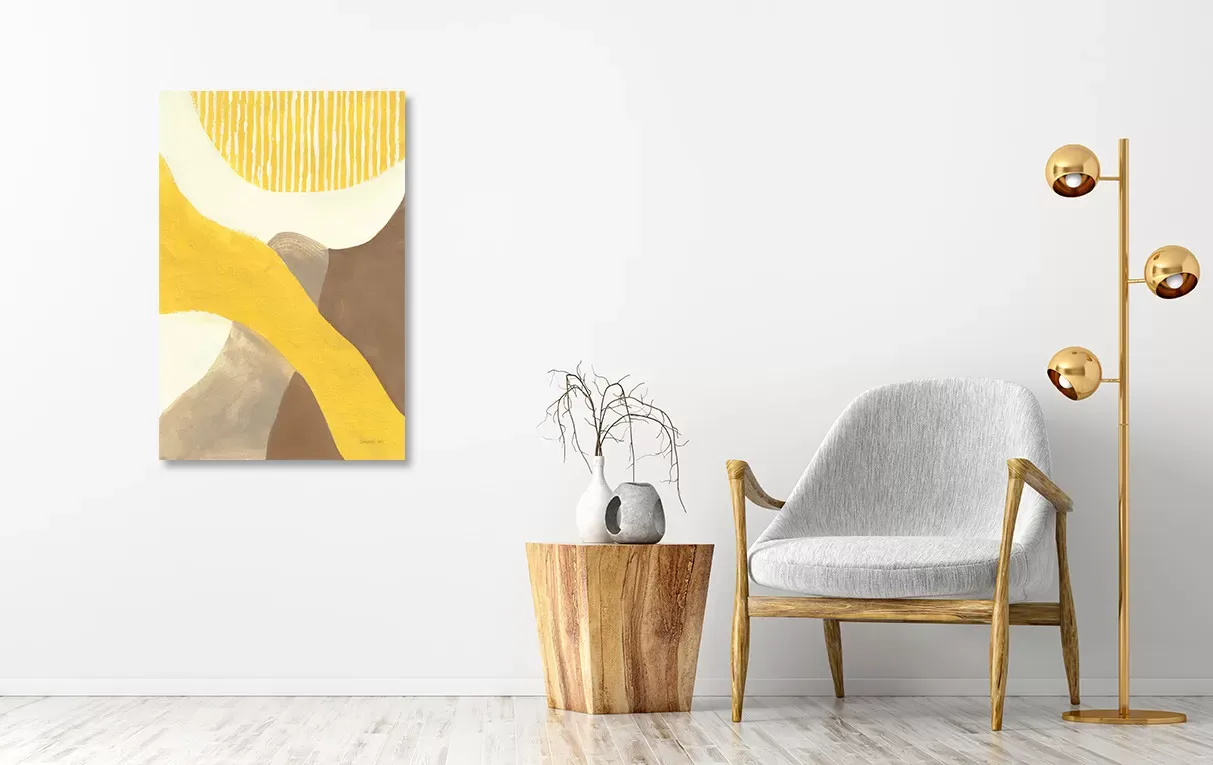 Illustration numéro 2 du produit Tableau terres  du sud imprimé sur toile 60x90 cm