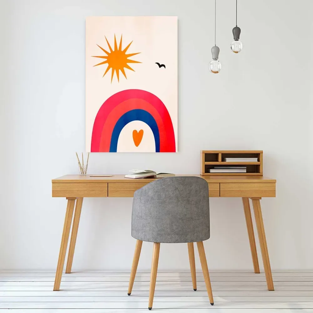 Illustration numéro 2 du produit Tableau belle journée! imprimé sur toile 60x90 cm