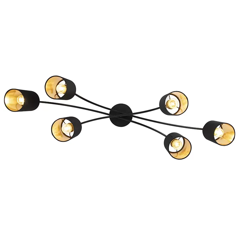 Illustration numéro 2 du produit Spot plafond en acier noir