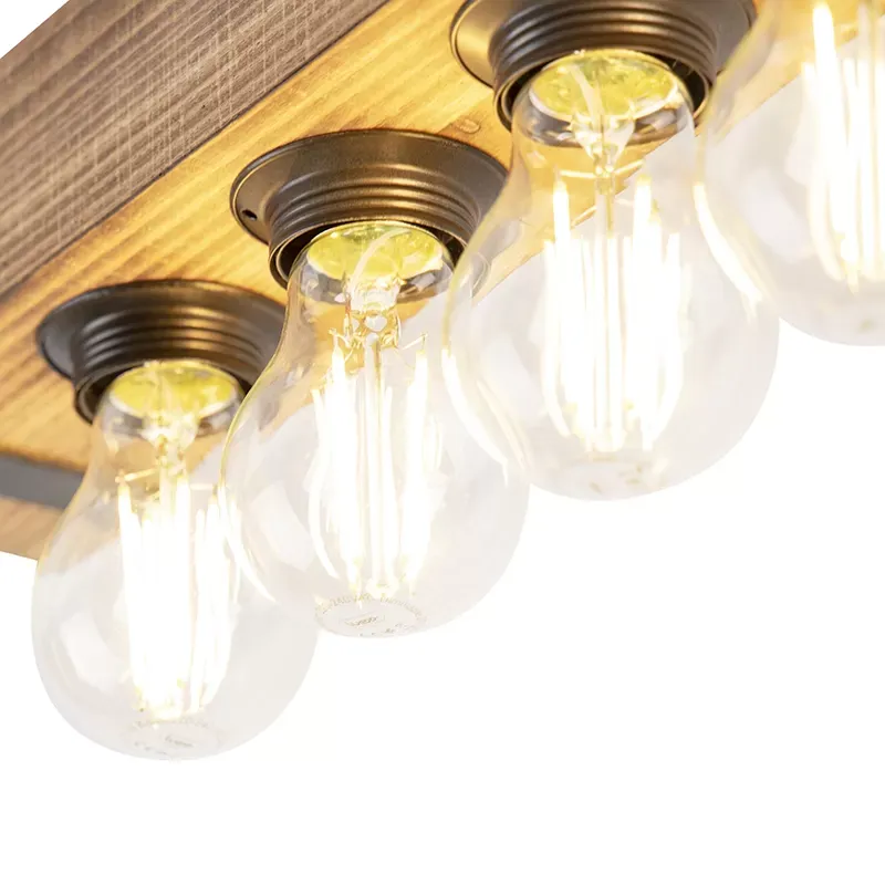 Illustration numéro 2 du produit Plafonnier en bois marron