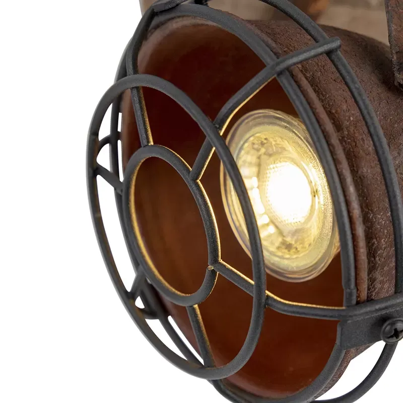 Illustration numéro 2 du produit Spot murale en acier brun rouille