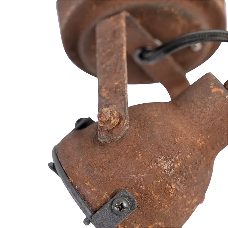 Illustration numéro 2 du produit Spot murale en acier brun rouille