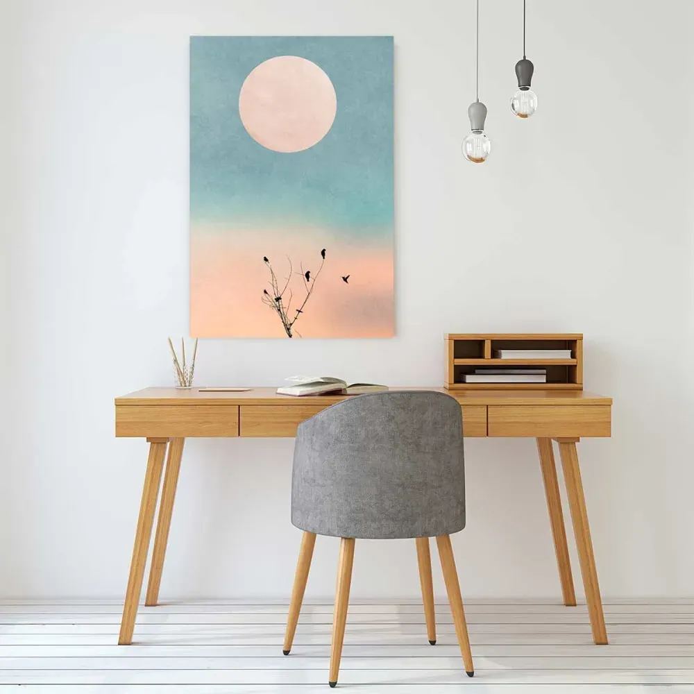 Illustration numéro 2 du produit Tableau douceur de vivre imprimé sur toile 60x90 cm