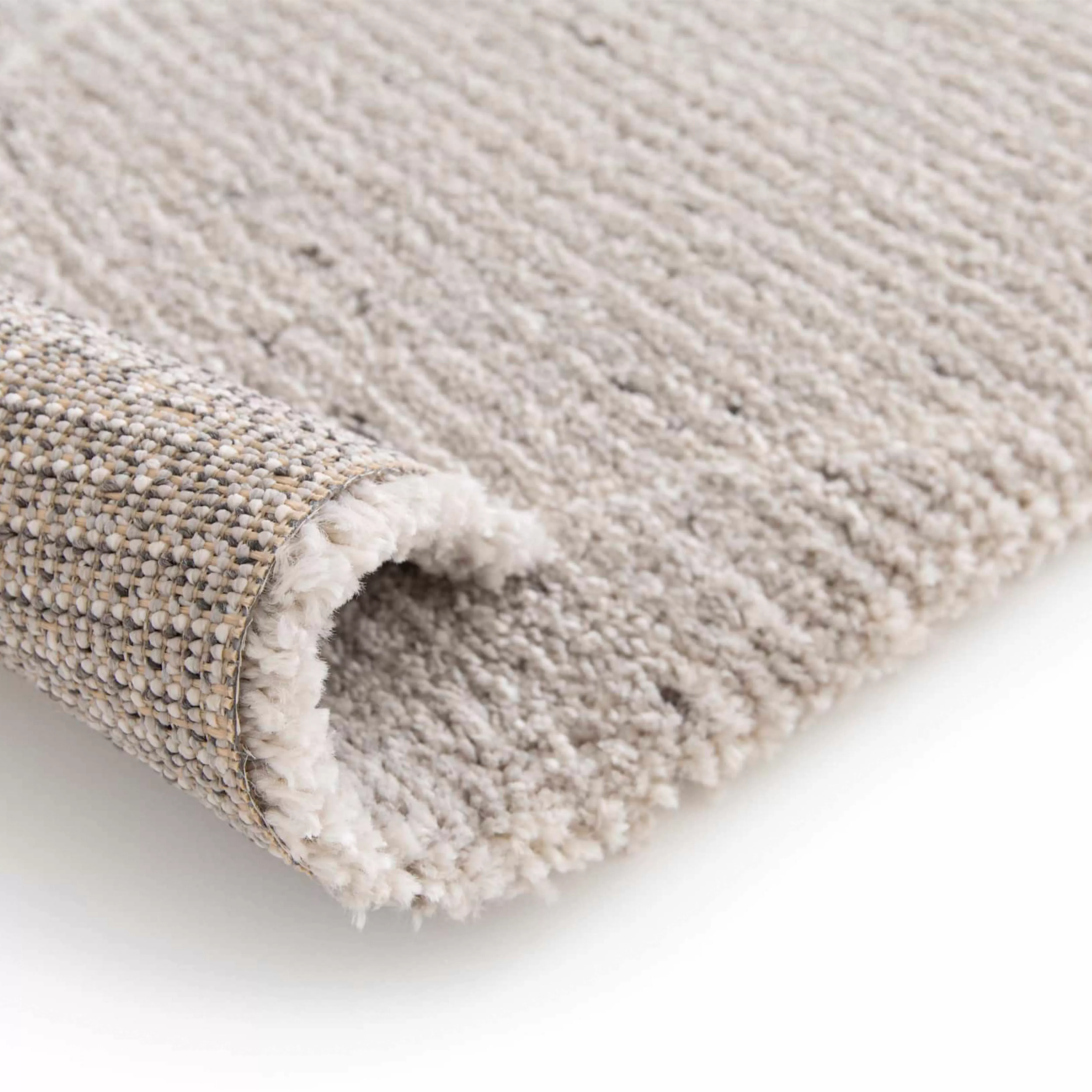 Illustration numéro 2 du produit Tapis rectangulaire motif berbère gris clair 160 x 230 cm