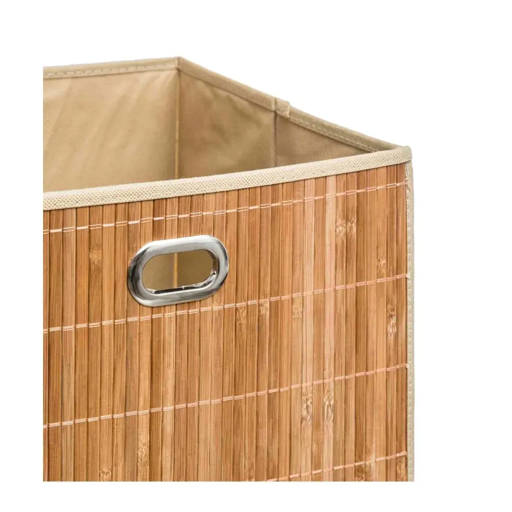 Illustration numéro 2 du produit Boîte de rangement bambou - 31x31x31cm