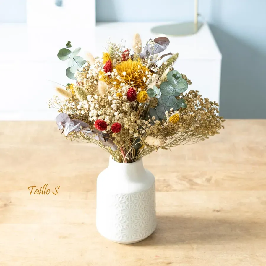 Illustration numéro 2 du produit Bouquet de fleurs séchées L PAULINE