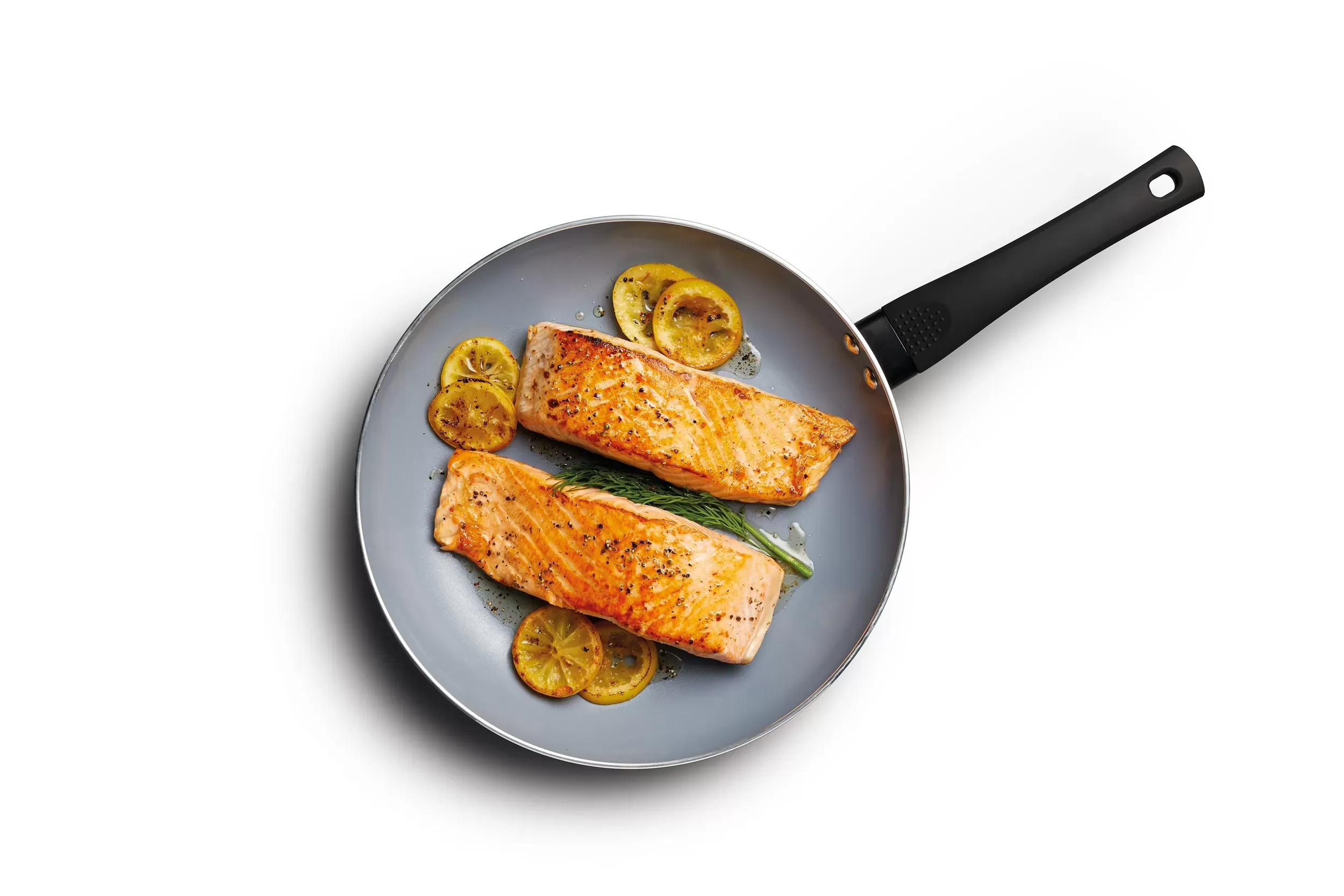 Illustration numéro 2 du produit Poêle 24cm en céramique et aluminium écologique noir