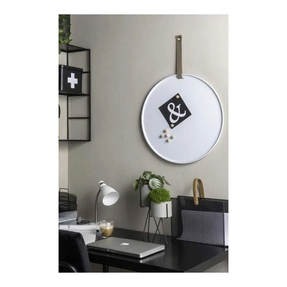 Illustration numéro 2 du produit Tableau mémo fer blanc 80x25x22cm