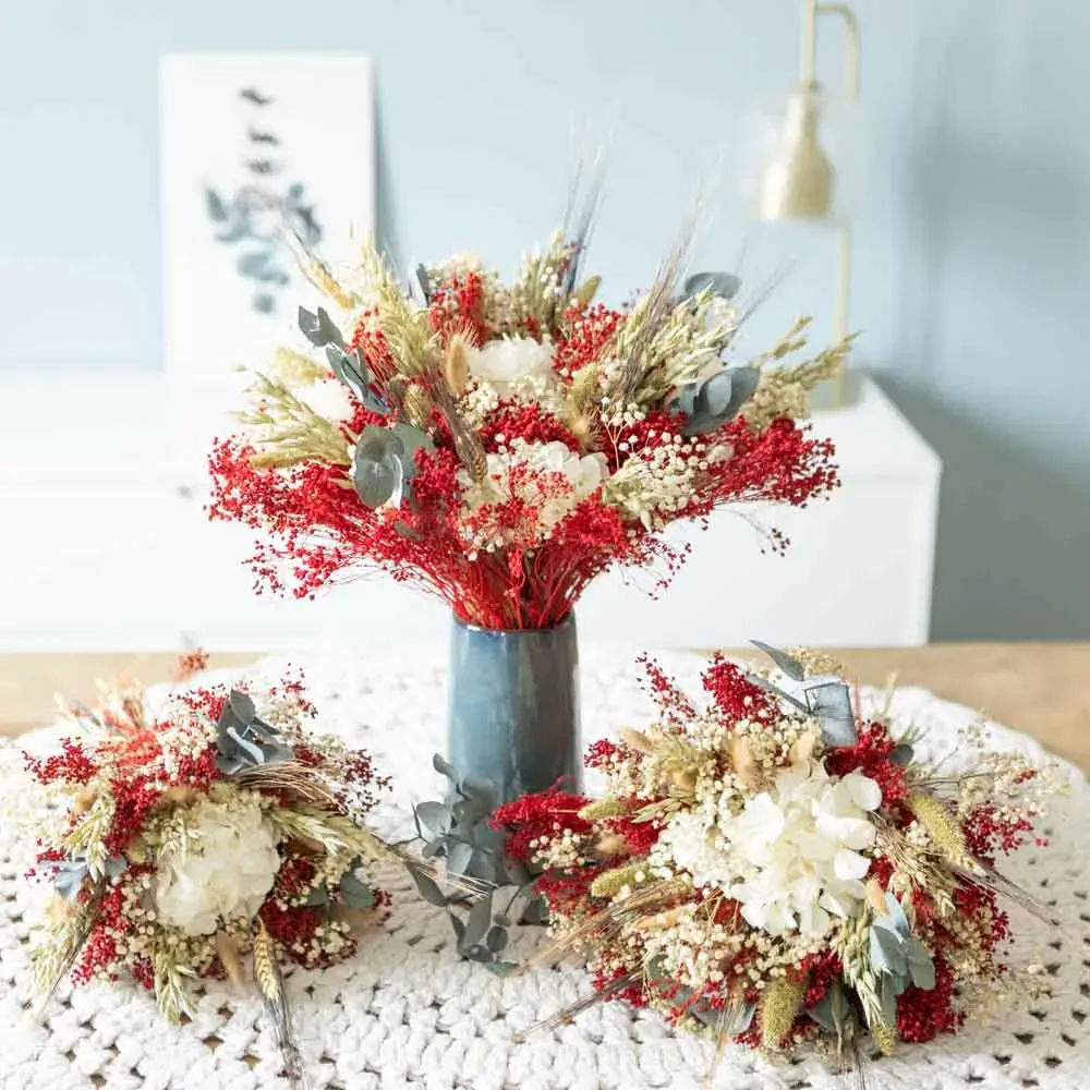 Illustration numéro 2 du produit Bouquet de fleurs séchées M JEANNE