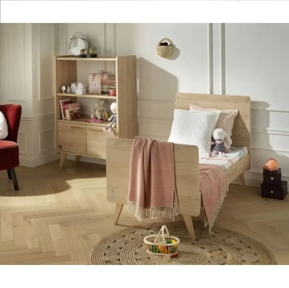 Illustration numéro 2 du produit Bibliothèque et penderie couleur bois