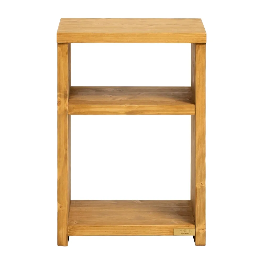 Illustration numéro 2 du produit Table de chevet sapin marron clair
