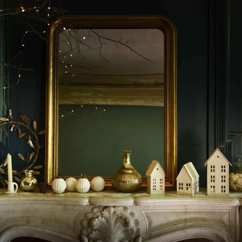 Illustration numéro 2 du produit Lot de 3 photophores maison métal